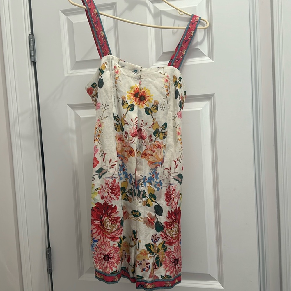 Anthropologie floral romper
